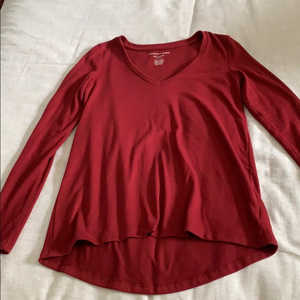 Long sleeve v neck